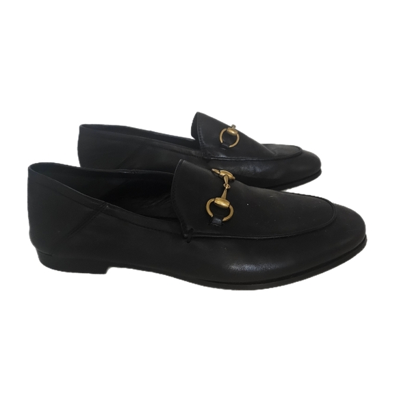 Gucci Brixton Black Leather Horsebit Loafers Womens 6.5 EU36.5 MSRP $1090 - Picture 4 of 16